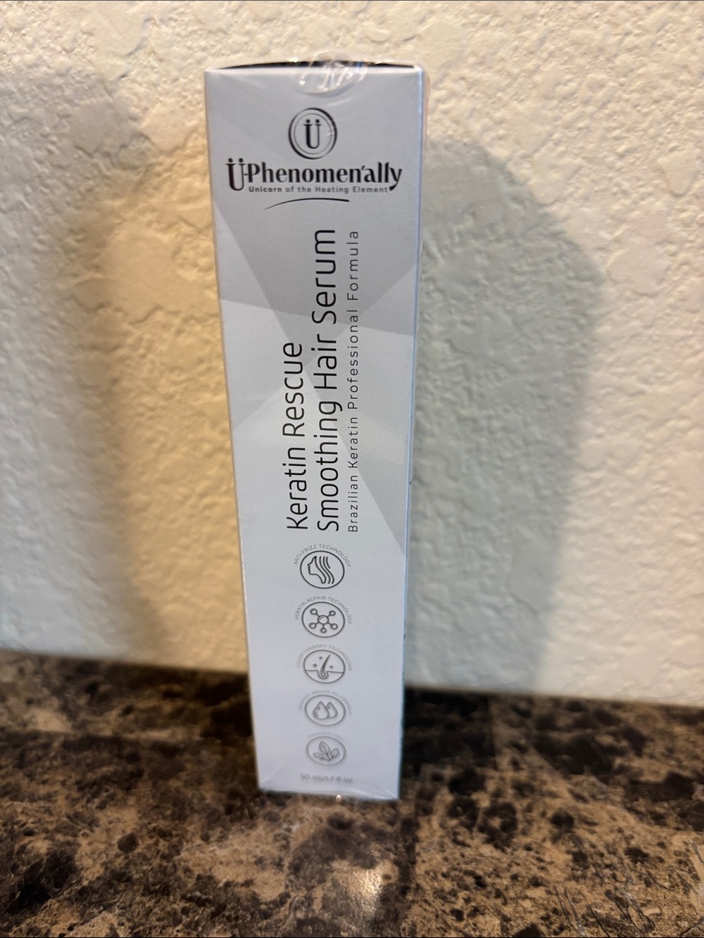 Keratin Rescue Smoothing Hair Serum — White